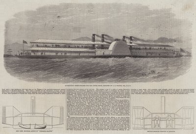 Overheids Troep Stoomboot voor de Beneden-Indus door Edwin Weedon